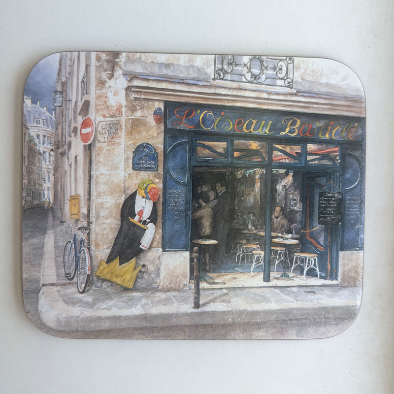 Vintage Parisian Cafe Coasters (Set of 4)