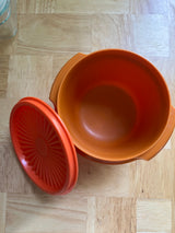 Vintage Orange Tupperware Bowl