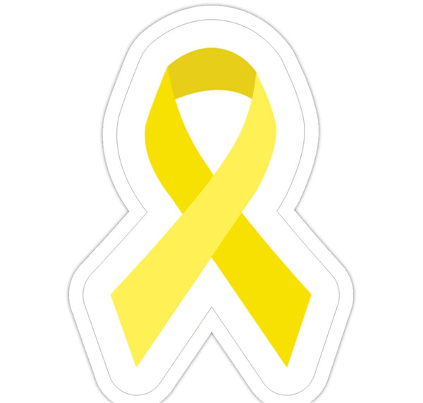 Gold ribbon sticker - Sonumbra